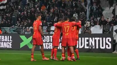 گل اول لچه به یونتوس توسط باندا