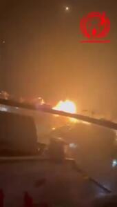 افشای تصاویر تازه از اصابت موشک‌های ایران به اسرائیل +فیلم