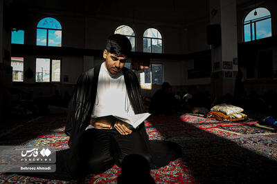  تصاویری از اعتکاف در مساجد کرمانشاه