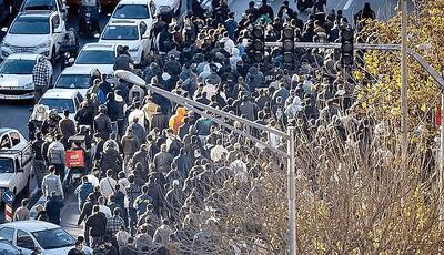 نقشه پراکندگی اعتراضات