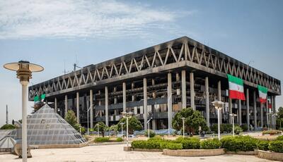 آخرین وضعیت بازسازی ساختمان شیشه‌ای صداوسیما