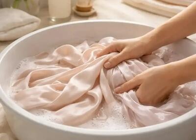  راهنمای جامع شستشوی ملحفه ابریشمی در خانه