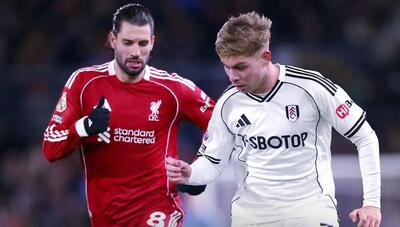 تساوی دراماتیک لیورپول مقابل فولام؛ فرار از شکست در دقیقه ۹۴