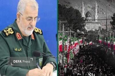  بازدید فرمانده کل سپاه از مراسم سالگرد شهید سلیمانی/ دستورات لازم صادر شد