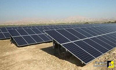  اتصال ۱۲ مگاوات نیروگاه خورشیدی دولتی استان قزوین به شبکه سراسری