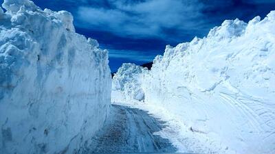 ارتفاع برف در این شهرستان به 4.5 متر رسید