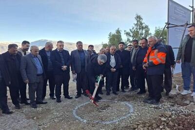  کلنگ‌زنی ۲ پروژه راه روستایی در ایذه