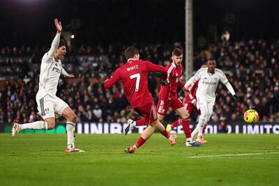 ناکامی لحظه آخری اشلوت/ فولام و لیورپول امتیازات را تقسیم کردند