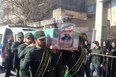  وداع باشکوه مردم هرسین با شهید مدافع امنیت «علی عزیزی»