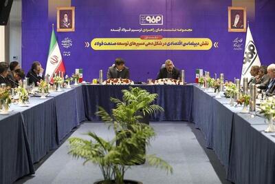  اتحاد استراتژیک صنعت و دیپلماسی برای فتح بازار جهانی فولاد