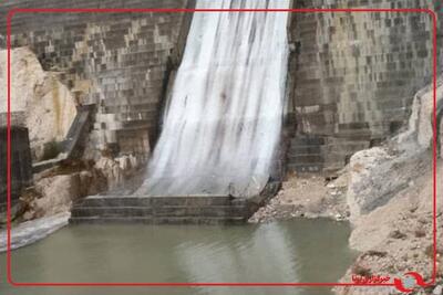  نخستین سرریز سد اخند در جریان بارش‌های اخیر