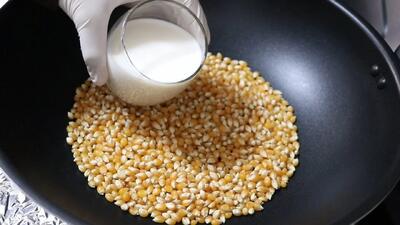  طرز تهیه پاپ کورن کاراملی خانگی خوشمزه و آسان