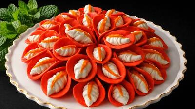  کوکی های خوشمزه و آسان با تنها ۳ ماده اولیه / کوکی گل شیپوری