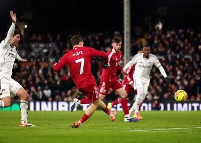 تساوی ۲-۲ فولام مقابل لیورپول؛ فرار شاگردان اسلوت از باخت به کمک خاکپو