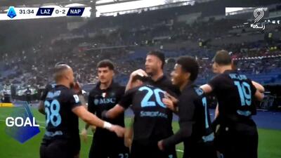  گل دوم ناپولی به لاتزیو (امیر رحمانی)