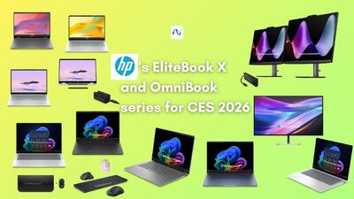  لیست کامل محصولات HP برای نمایشگاه CES 2026 لو رفت + عکس