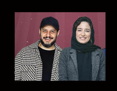 جواد عزتی و خانم بازیگر در پشت صحنه سریال وحشی | ببینید