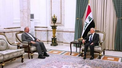 دیدار سفیر ایران در بغداد با رئیس‌جمهور عراق