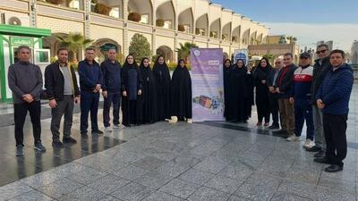 مشعل هشتمین المپیاد ورزشی بانوان کارگر در راه قم