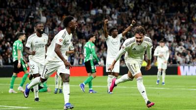 سومین برد متوالی رئال مادرید با جشنواره گل در برنابئو