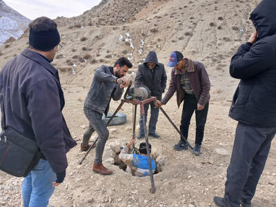  احیاء و مرمت سه قنات در آهوان سمنان