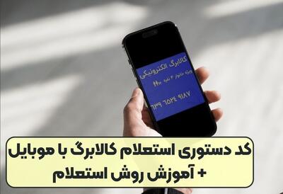  چگونه می‌توان موجودی کالابرگ الکترونیکی را استعلام کرد؟