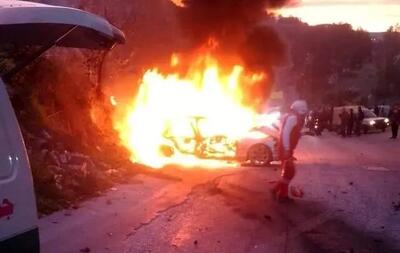 حمله پهپادی رژیم صهیونیستی به یک خودرو در جنوب لبنان