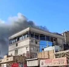 آتش‌سوزی در هتلی نزدیک خیابان قبله امام حسین (ع)/ ویدئو