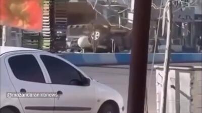  ببینید |  حمله عجیب یک لودر به سانتافه؛ راننده بازداشت شد