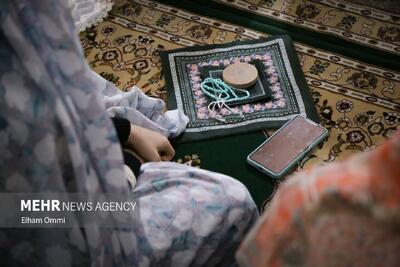  نوجوانان معتکف رشتی با مهر از اعتکاف می گویند