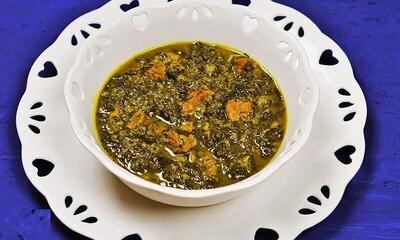 طرز تهیه خورش تره کردی