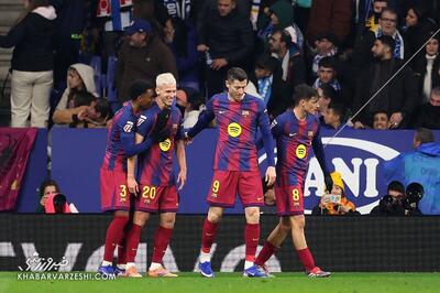 اسپانیول ۰ - بارسلونا ۲/ به زانو درآوردن همشهری سرسخت؛ بارسلونا دربی کاتالونیا را هم فتح کرد - پارس فوتبال