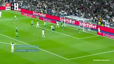 ویدیو: گل اول رئال مادرید به بتیس توسط گارسیا - پارس فوتبال