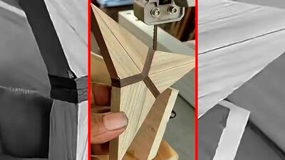  فیلم دستگاه اره فوق العاده تیز برای برش چوب