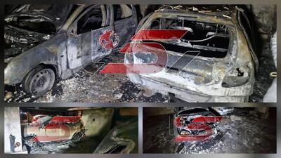 جزئیات آتش‌سوزی در پارکینگ یک ساختمان مسکونی در تهران / 8 خودرو در آتش سوختند