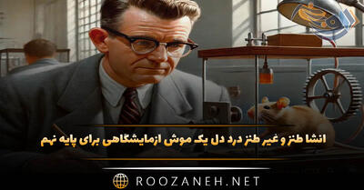  انشا طنز و غیر طنز درد دل یک موش آزمایشگاهی برای پایه نهم ( ۱۰ انشای جدید )