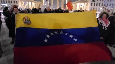 صدها تظاهرکننده در برلین، حمله آمریکا به ونزوئلا را محکوم کردند