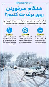  اینفوگرافی| هنگام سرخوردن روی برف چه کنیم؟