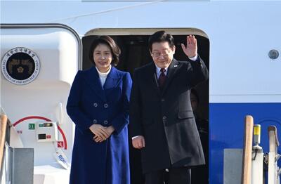  رئیس جمهور کره جنوبی وارد پکن شد