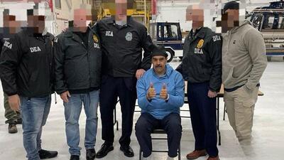 اولین تصاویر از نیکلاس مادورو، رئیس‌جمهور ونزوئلا پس از انتقال وی به نیویورک