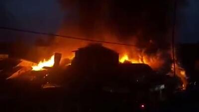 آتش‌سوزی گسترده در اندونزی