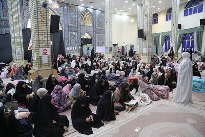 برگزاری مراسم معنوی اعتکاف ویژه دختران نوجوان در مسجد جامع خرمشهر موزه ملی انقلاب اسلامی و دفاع مقدس