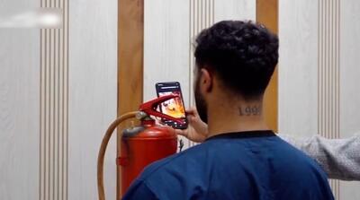 اعترافات اغتشاشگری که با شعله افکن پلیس آتش زد