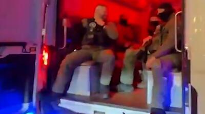 تصاویر انتقال مادورو در نیویورک توسط نیروهای ویژه