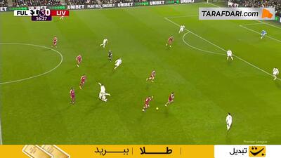 گل ویرتس به فولام (فولام 1-1 لیورپول)