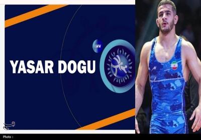 محمدحسین نوروزیان پرچم‌دار کشتی آزاد کردستان در ترکیه - تسنیم