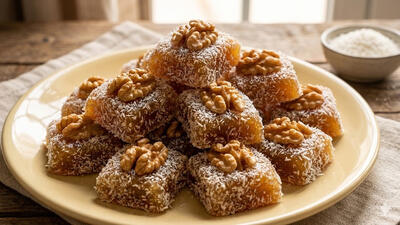  طرز تهیه باسلوق رژیمی با شیره انگور