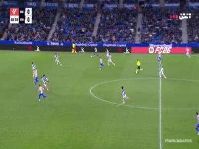 گل اول اتلتیکومادرید به رئال سوسیداد