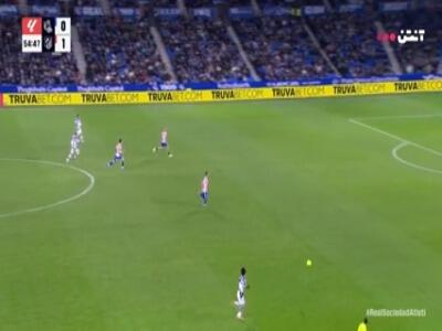 گل اول رئال سوسیداد به اتلتیکومادرید
