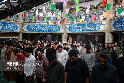  عکس/ مراسم معنوی اعتکاف در دانشگاه امیرکبیر